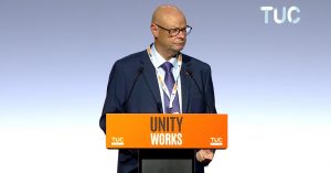 TUC President Steve Gillan