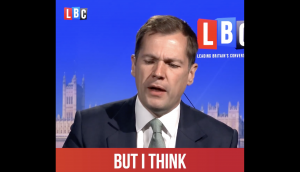 A photo of Robert Jenrick speaking on LBC